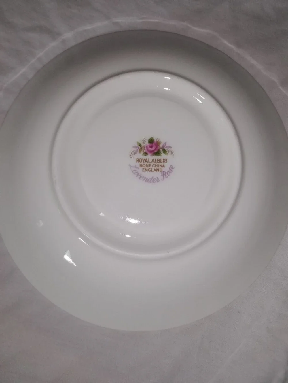 Vintage Lavender Rose Tea Cup Saucer Replacement Bone China Royal Albert England